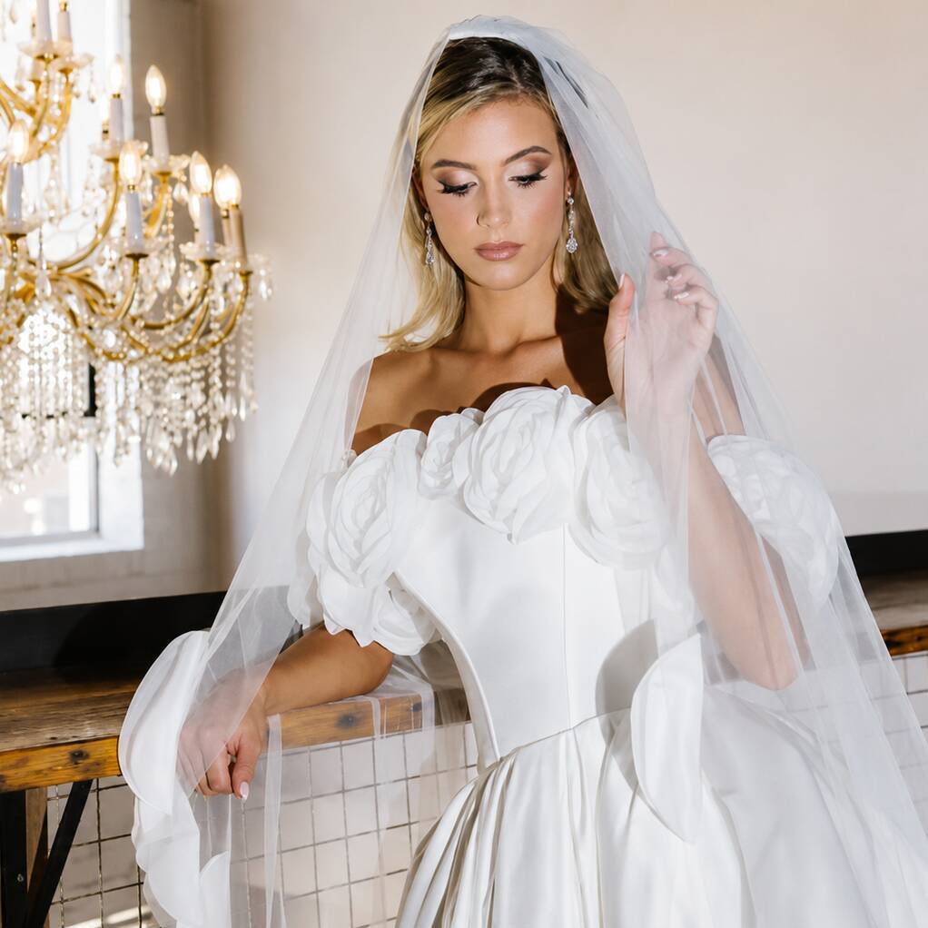 Woman in Wedding Gown